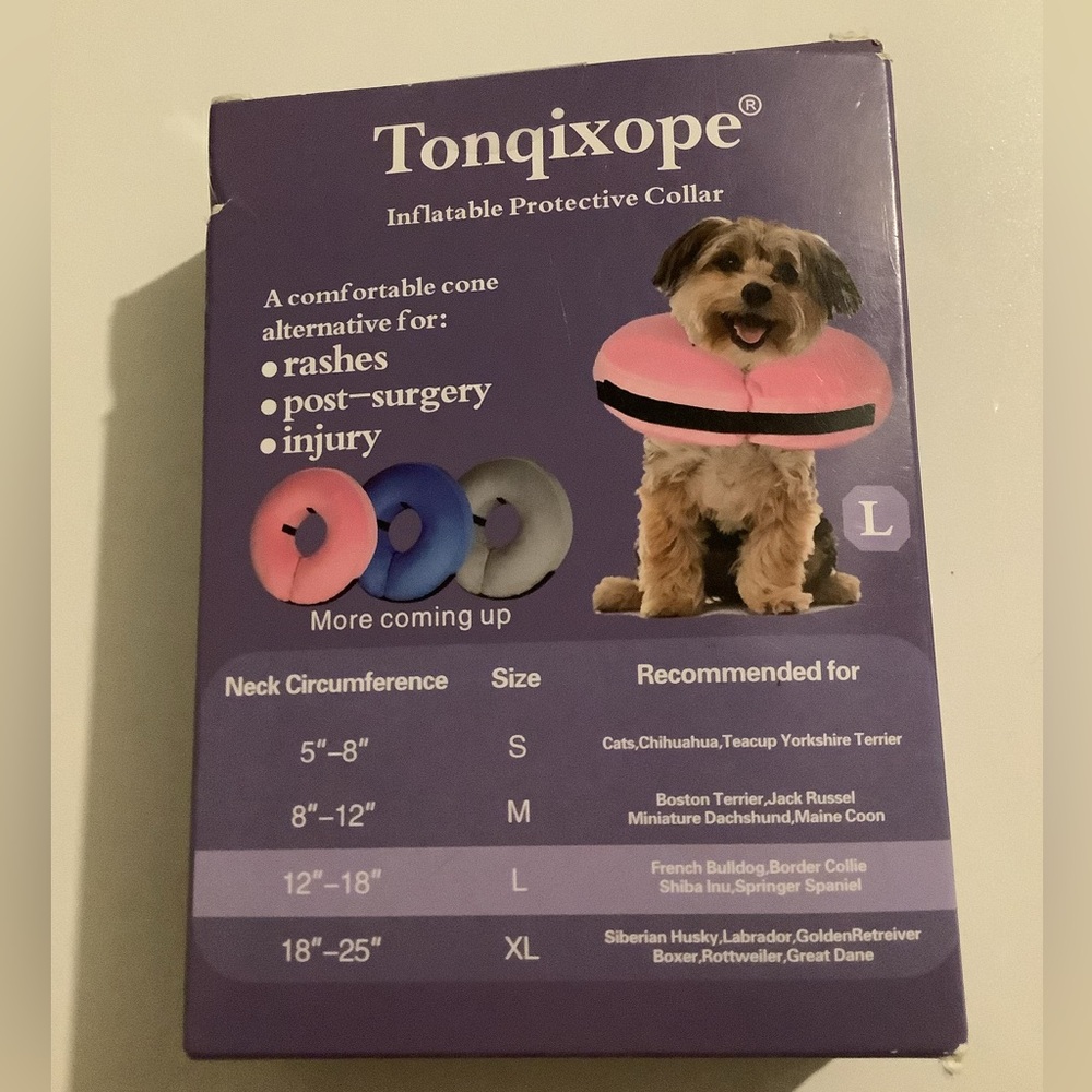 Tonqixope Inflatable Protective Collar